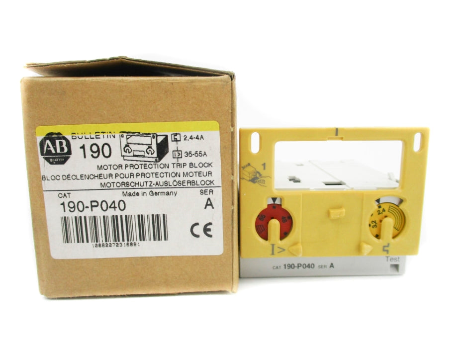 INDUSTRIAL SPARE PART 190-P040 SER. A (BK/YL) NSMP