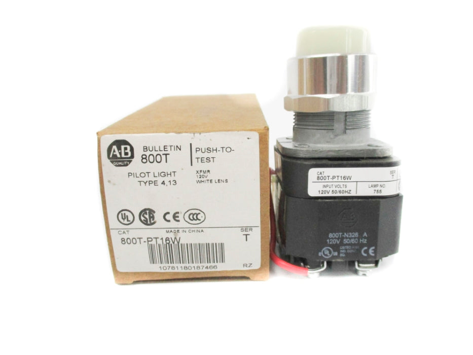 INDUSTRIAL SPARE PART 800T-PT16W SER. T 120V (BR/WH) NSMP