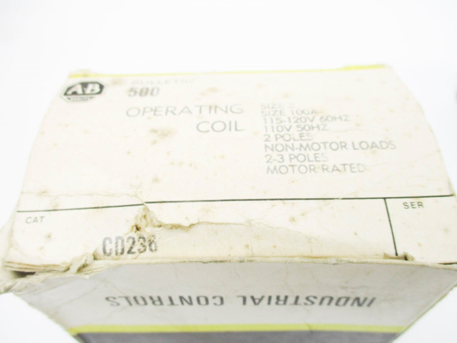 INDUSTRIAL SPARE PART CD236 110/115-120V (BK/YL) NSMP