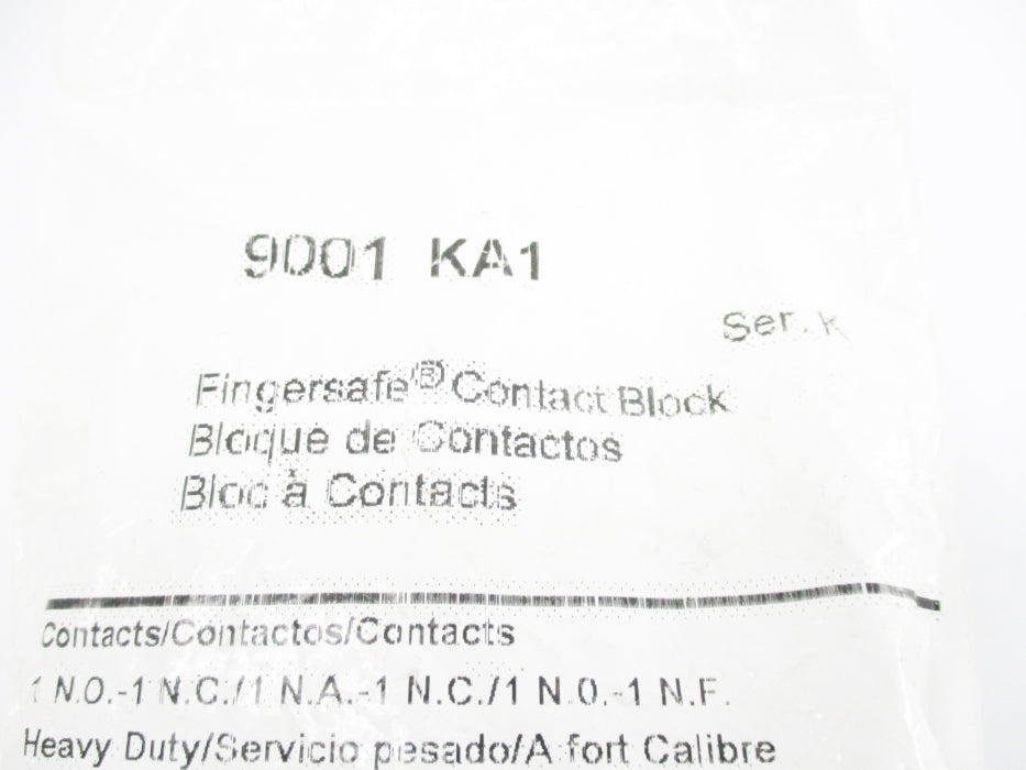 SQUARE D 9001KA1 SER. K NSMP