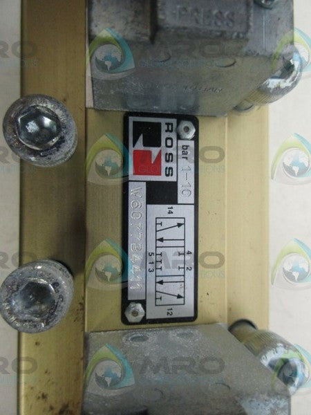 ROSS W6077B4411 SOLENOID VALVE (AS PICTURED) UNMP