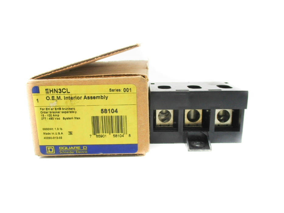 SQUARE D EHN3CL SER. 001 277/480VAC 15-100A NSMP
