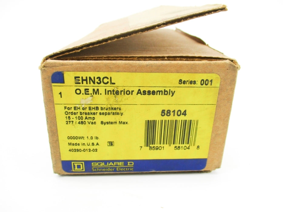 SQUARE D EHN3CL SER. 001 277/480VAC 15-100A NSMP