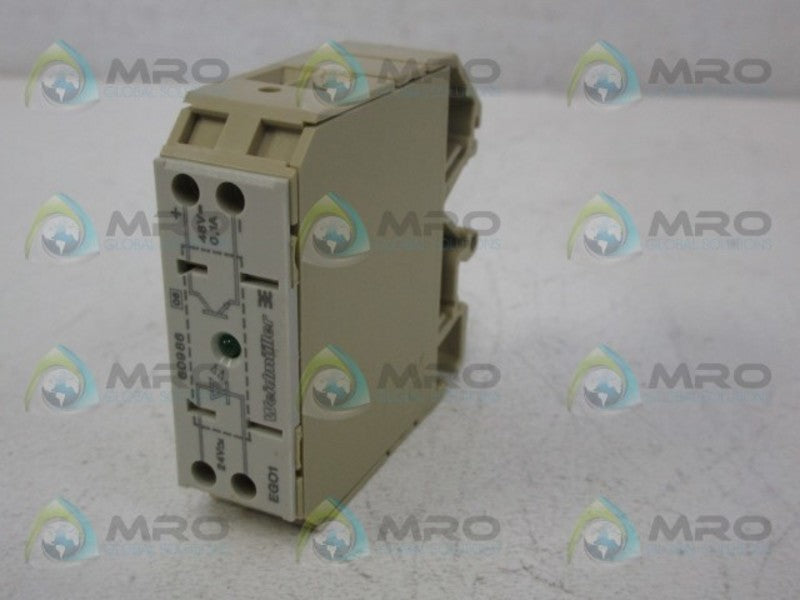 WEIDMULLER 60986 EGO1 OPTOISOLATOR TRANSISTOR MODULE NSNP