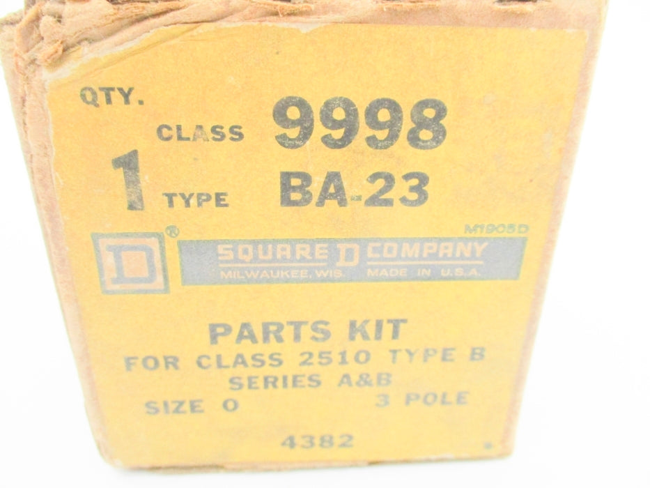 SQUARE D 9998BA23 SER. A&B NSMP