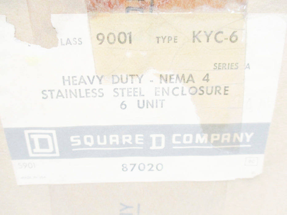 SQUARE D 9001KYC6 SER. A NSMP