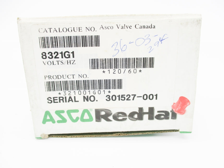 ASCO 8321G1 110/120V 10-200PSI 1/4" NSMP