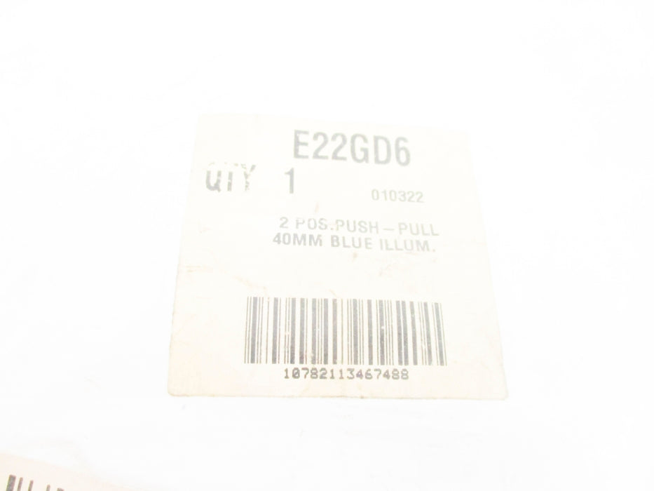 CUTLER HAMMER E22GD6 NSMP