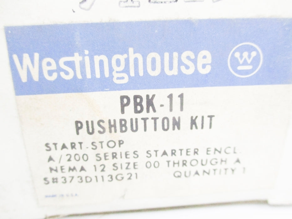 WESTINGHOUSE PBK-11 NSMP