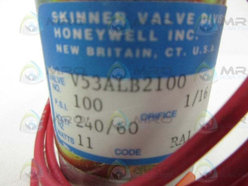 HONEYWELL V53ALB2100 COIL VALVE NSMP