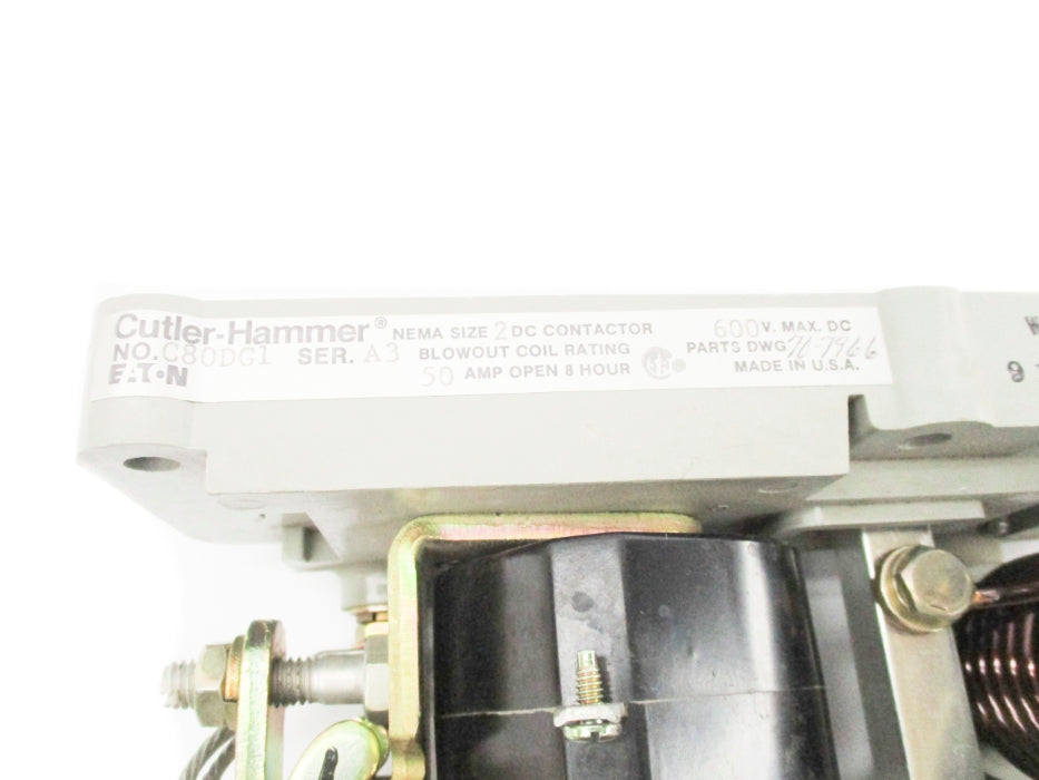 CUTLER HAMMER C80DG1 SER. A3 230VDC NSNP