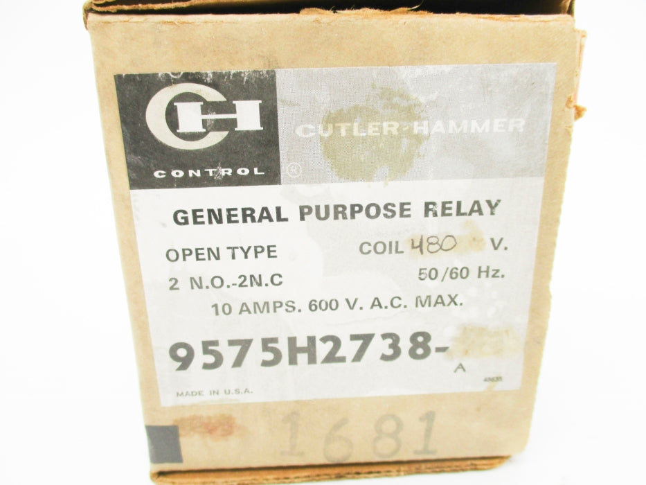 CUTLER HAMMER 9575H2738A 440-480V 10A NSMP