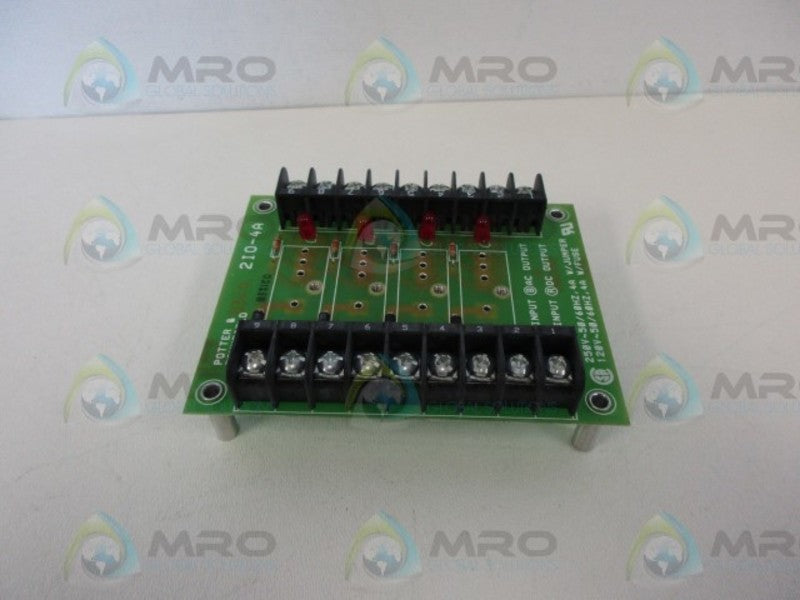 POTTER & BRUMFIELD 2I0-4A I/O MOUNTING BOARD  NSMP