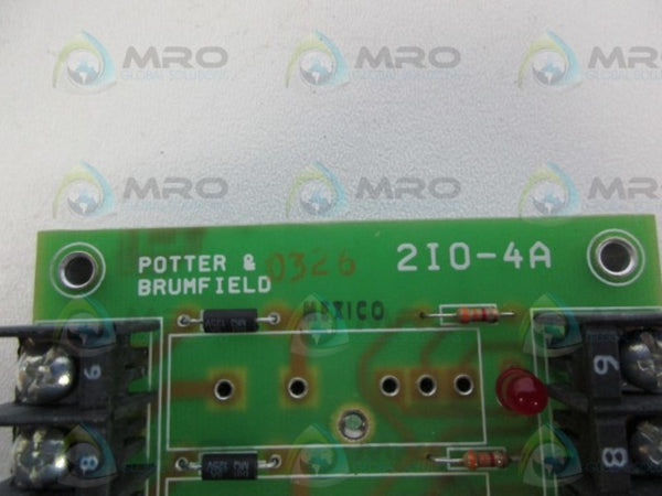 POTTER & BRUMFIELD 2I0-4A I/O MOUNTING BOARD  NSMP