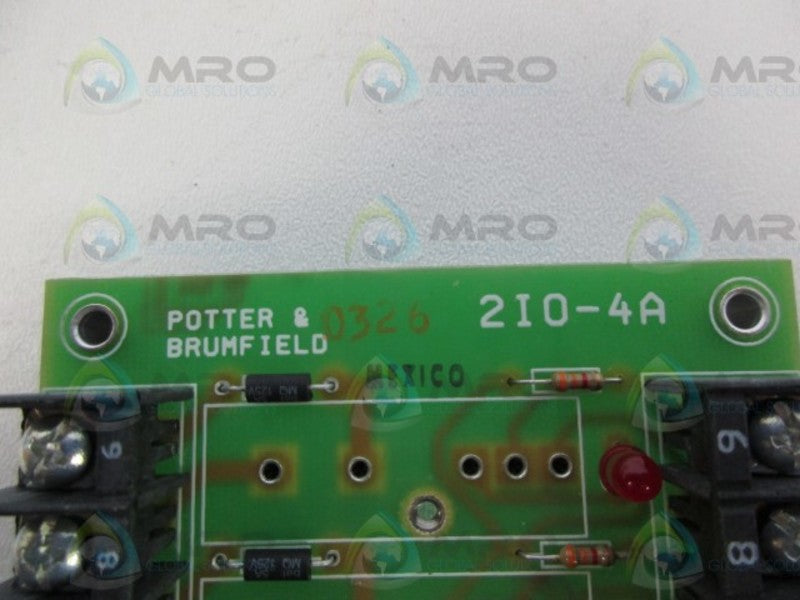 POTTER & BRUMFIELD 2I0-4A I/O MOUNTING BOARD  NSMP