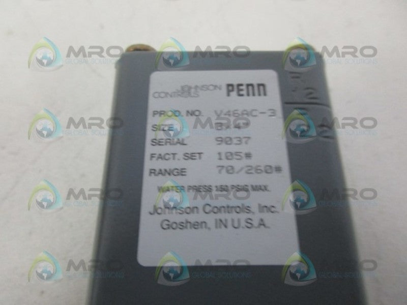 JOHSON CONTROLS V46AC-3C WATER VALVE NSMP