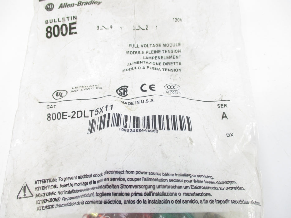INDUSTRIAL SPARE PART 800E-2DLT5X11 SER. A NSMP
