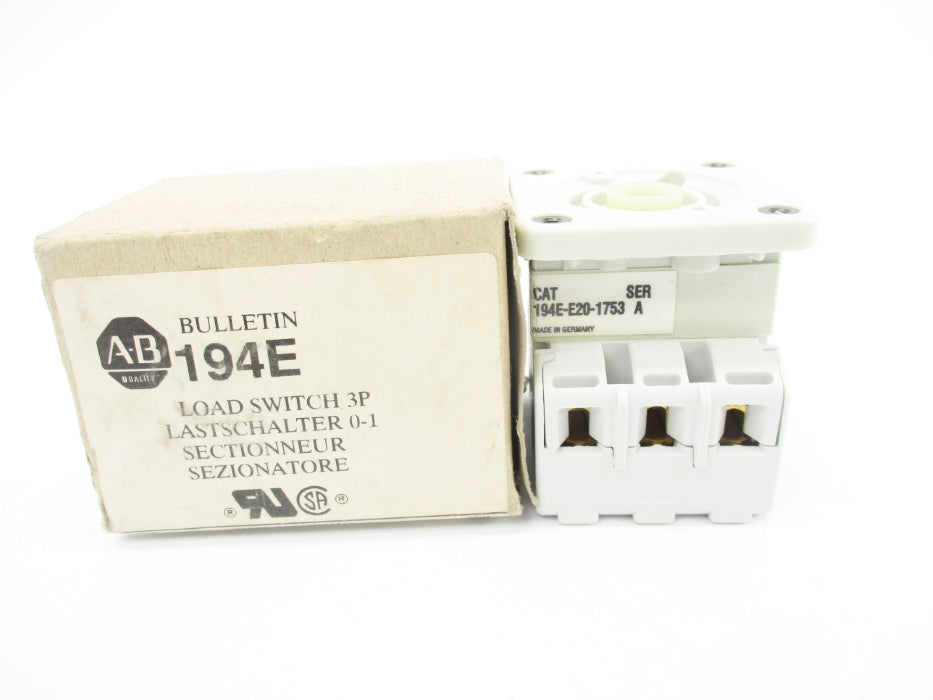 INDUSTRIAL SPARE PART 194E-E20-1753 SER. A (WH) NSMP