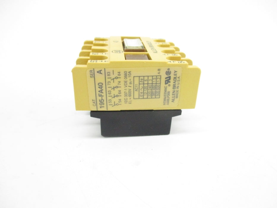 INDUSTRIAL SPARE PART 195-FA40 SER. A 500-600VAC 1.2A (BK/YL) NSMP