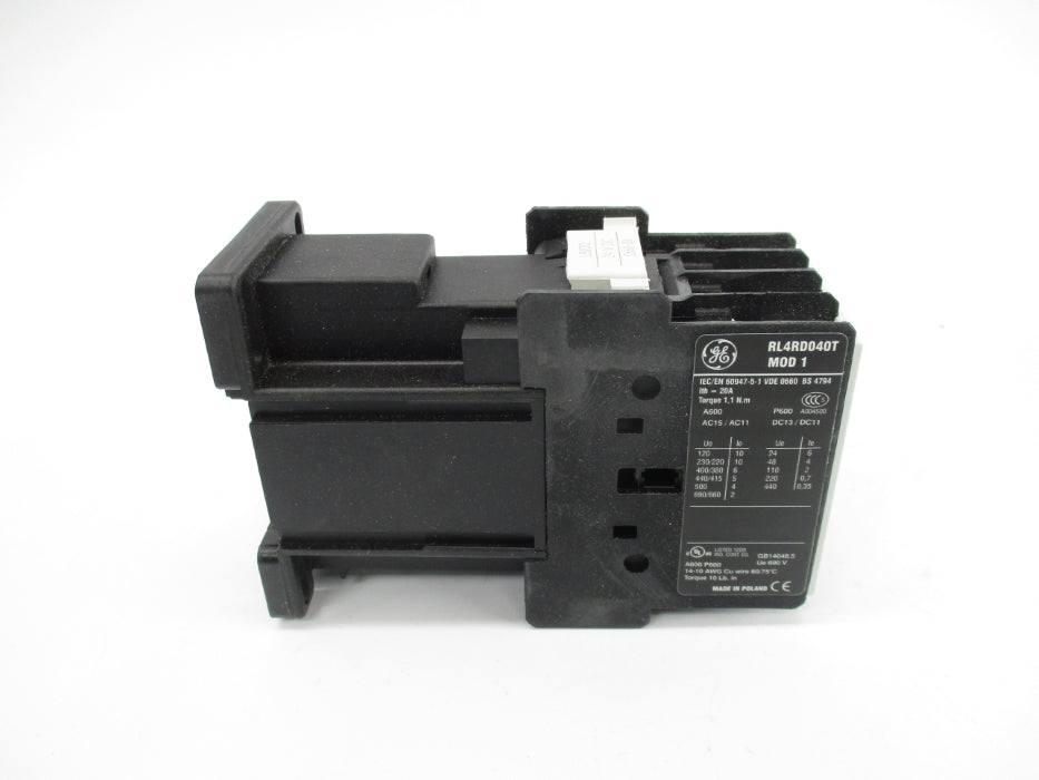 GENERAL ELECTRIC RL4RD040TD 24VDC 20A NSMP
