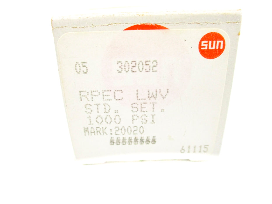 SUN HYDRAULICS RPECLWV 1000PSI NSMP