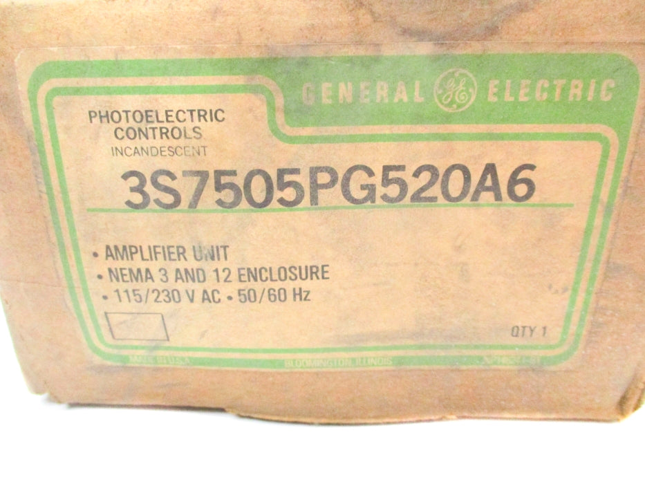 GENERAL ELECTRIC 3S7505PG520A6 NSMP