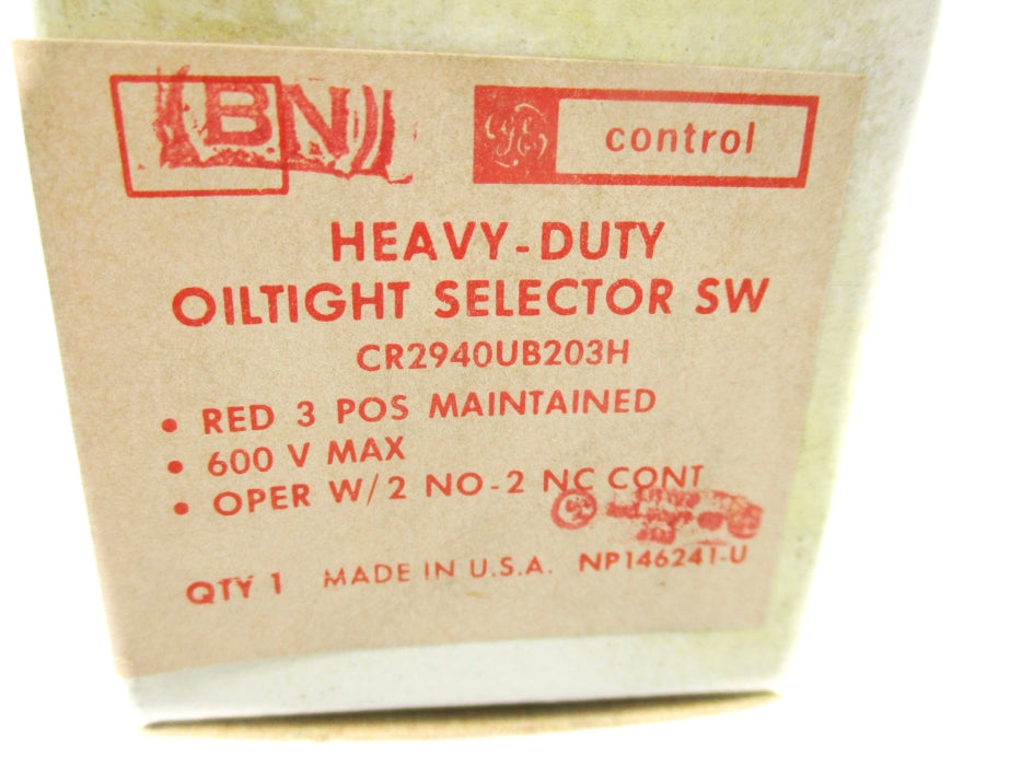 GENERAL ELECTRIC CR2940UB203H NSMP