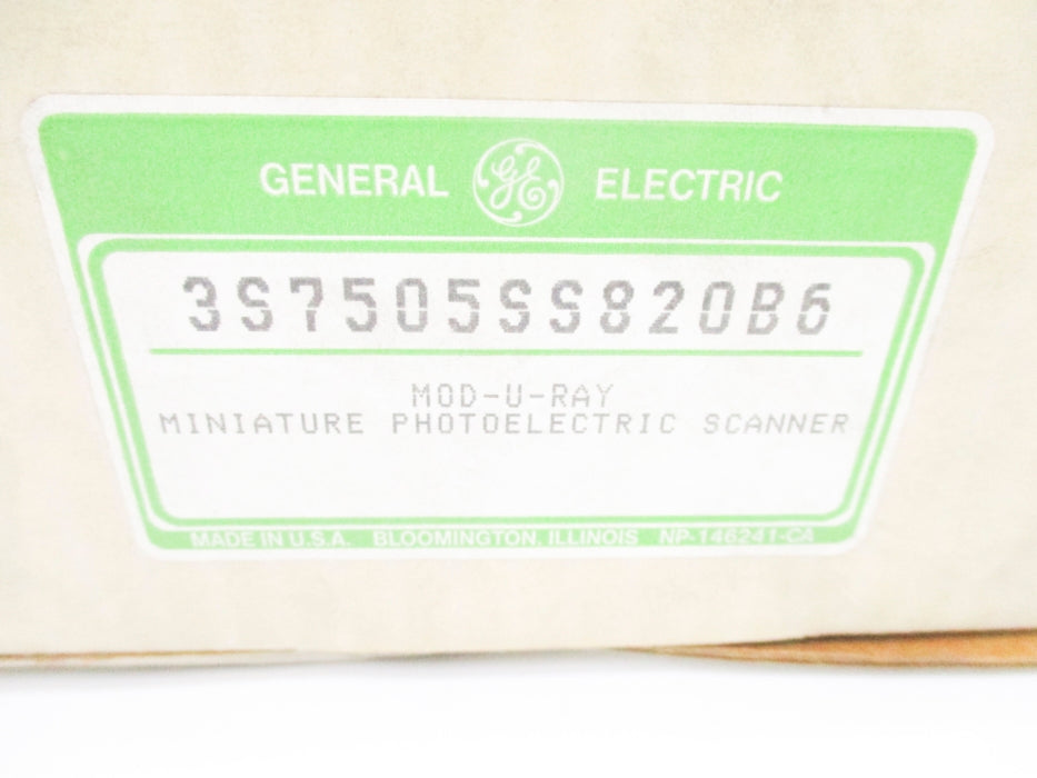 GENERAL ELECTRIC 3S7505SS820B6 NSMP