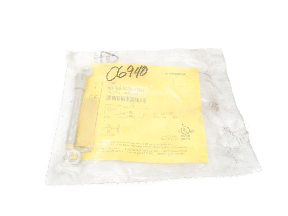 TURCK NI3-G08-AP6X-H1341 4602705 10-30VDC NSMP
