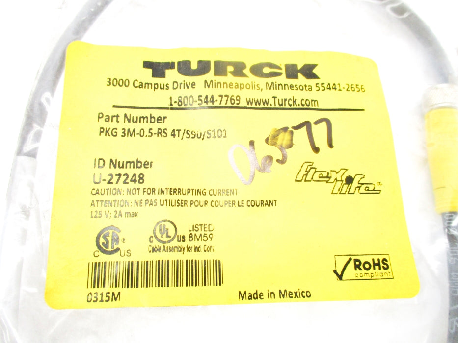 TURCK PKG3M-0.5-RS4T/S90/S101 U-27248 NSMP