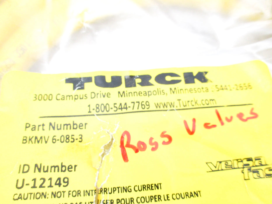 TURCK BKMV6-085-3 U-12149 NSMP
