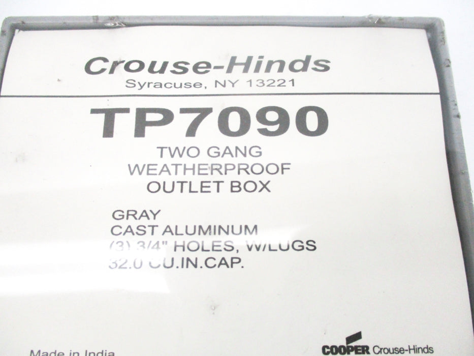 CROUSE-HINDS TP7090 NSMP