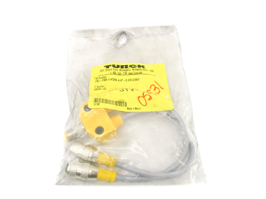 TURCK VB2-FSM4.4/2RK4.4T-0.2/0.2/S651 U0095-03 NSMP