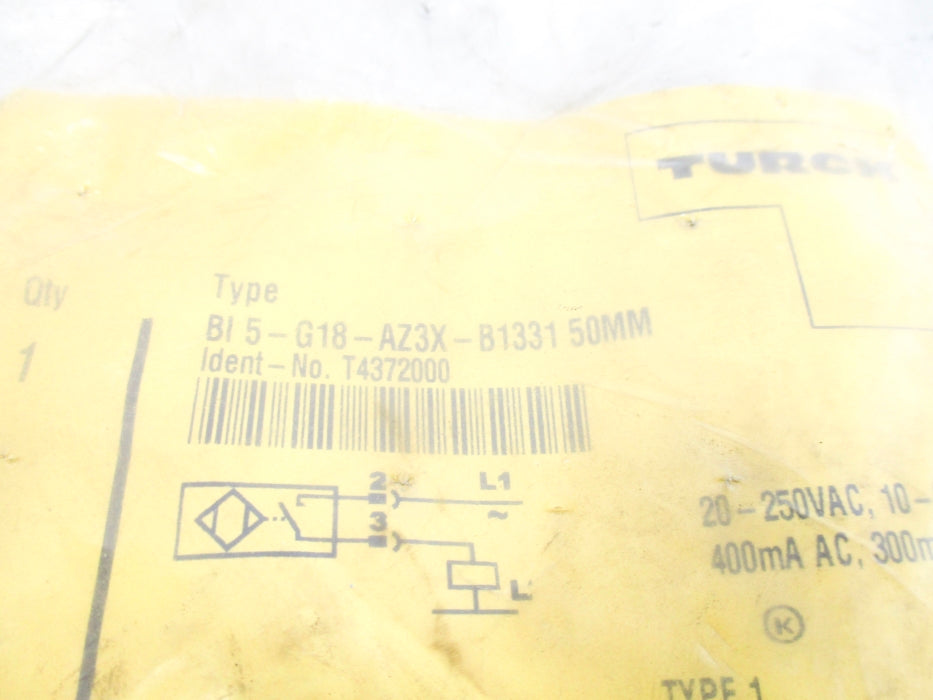 TURCK BI5-G18-AZ3X-B1331-50MM NSMP