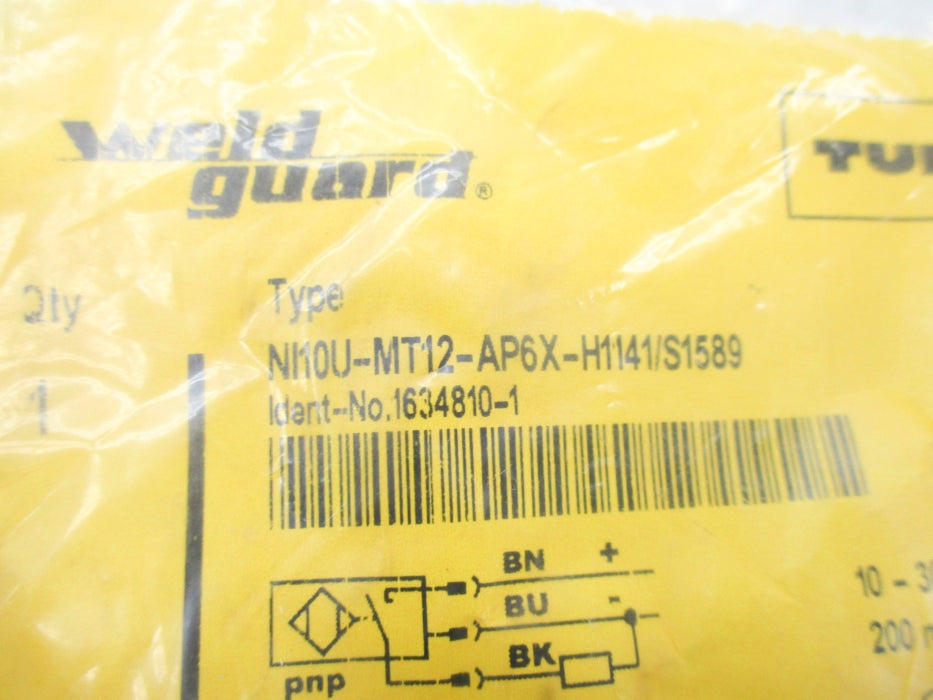 TURCK NI10U-MT12-AP6X-H1141/S1589 1634810-1 10-30VDC NSMP