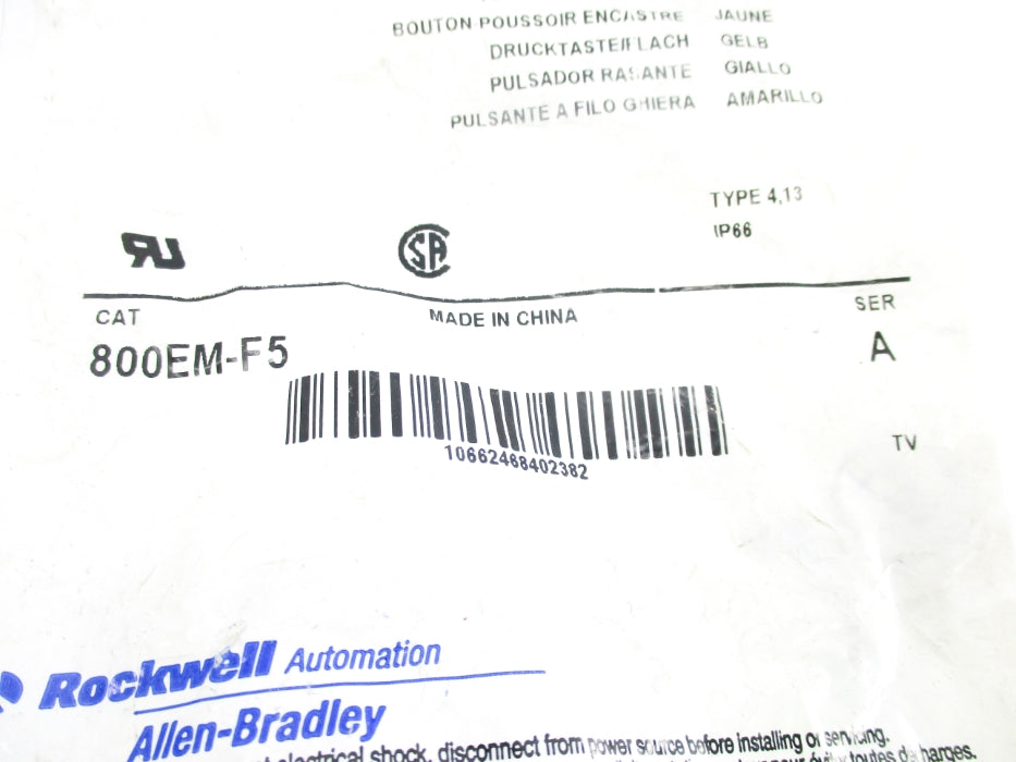 INDUSTRIAL SPARE PART 800EM-F5 SER. A NSMP