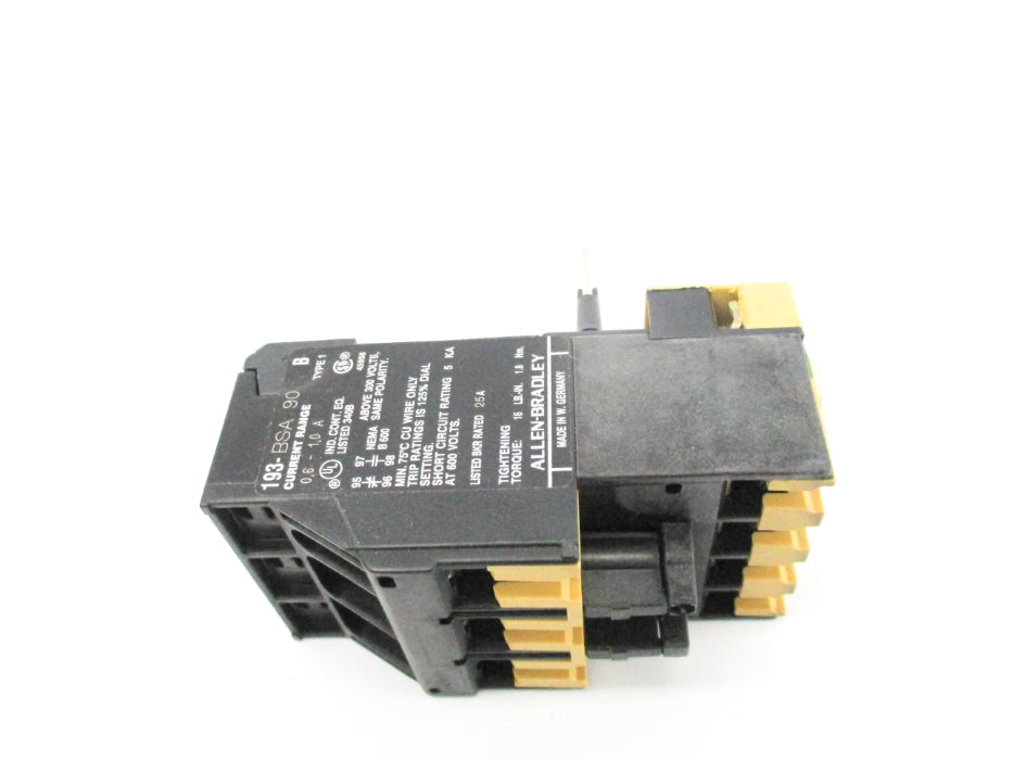 INDUSTRIAL SPARE PART 193-BSA90 SER. B 600V 0.60-1.0A (BK/YL) NSMP