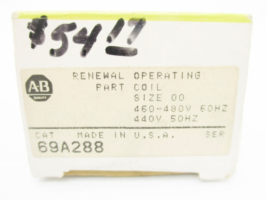 INDUSTRIAL SPARE PART 69A288 440/460-480V (BK/YL) NSMP