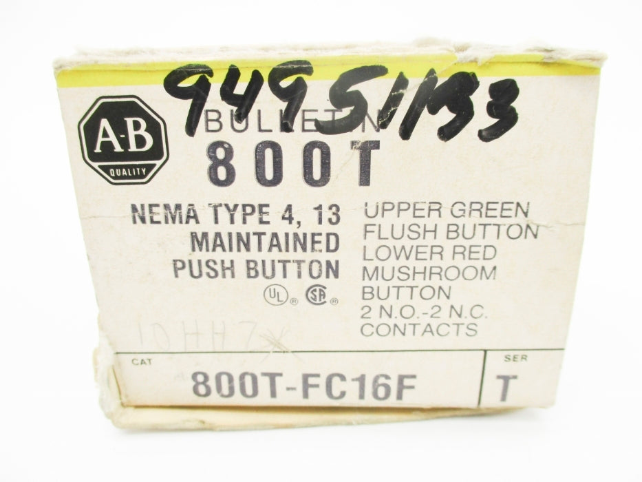 INDUSTRIAL SPARE PART 800T-FC16F SER. T (BK/YL) NSMP