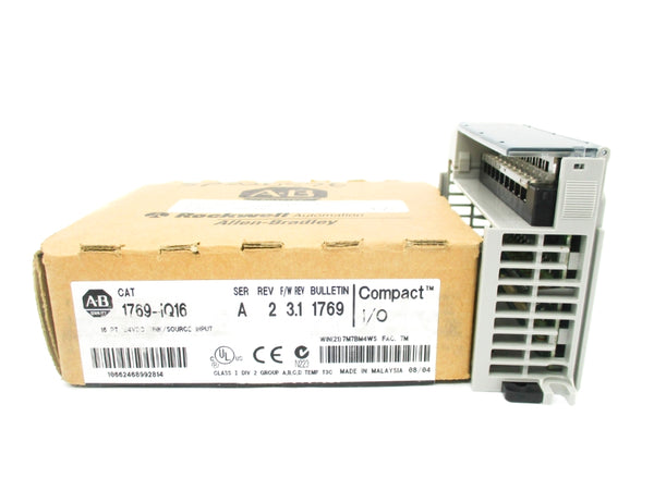 ALLEN BRADLEY 1769-IQ16 SER. A F/W 3.1 10-30VDC REV. 2 NSMP