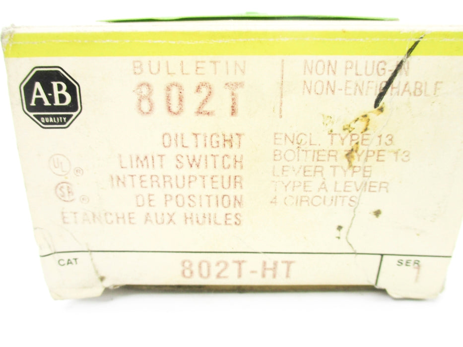 INDUSTRIAL SPARE PART 802T-HT SER. 1 120-600VAC 60A (BK/YL) NSMP