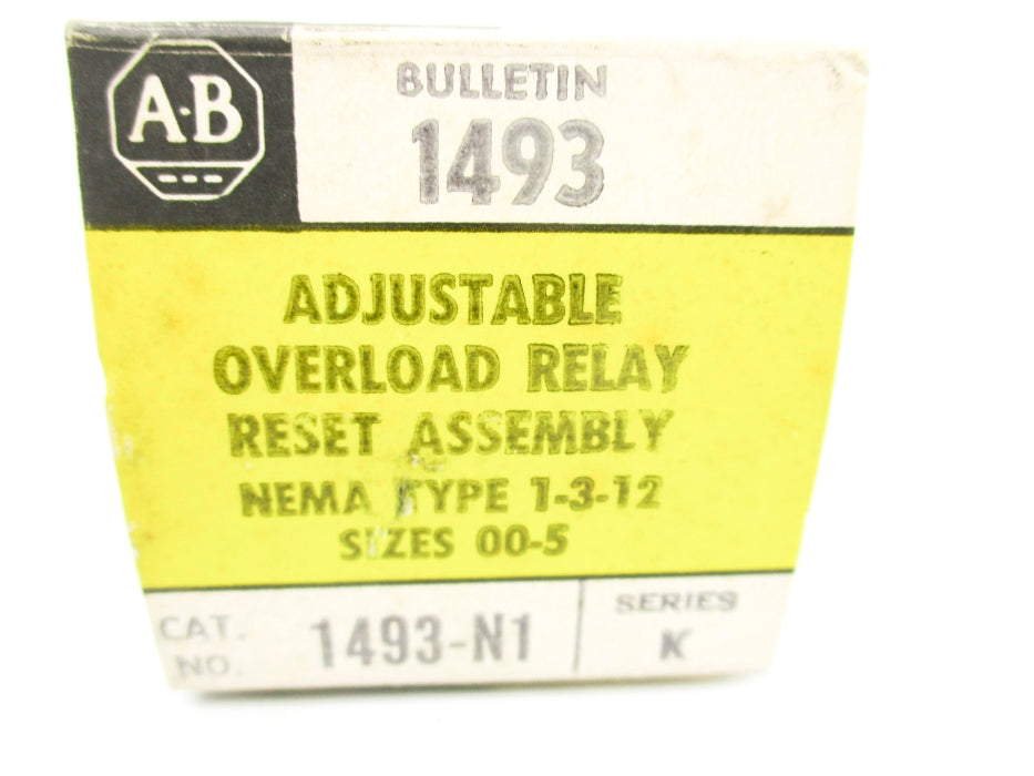 ALLEN BRADLEY 1493-N1 SER. K (BK/YL) NSMP