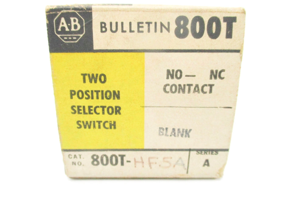 INDUSTRIAL SPARE PART 800T-HF5A SER. A (BK/YL) NSMP
