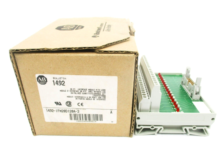 ALLEN BRADLEY 1492-IFM20D120A-2 SER. A 85-132VAC/DC (BR/WH) NSMP