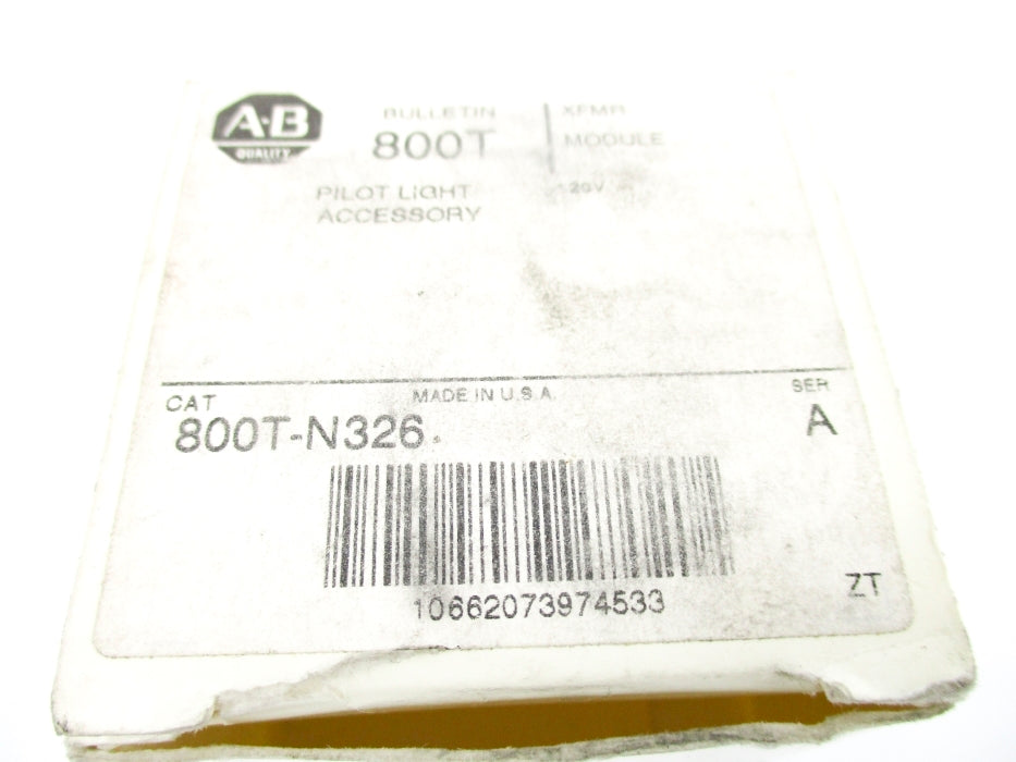 INDUSTRIAL SPARE PART 800T-N326 SER. A 120V (WH) NSMP
