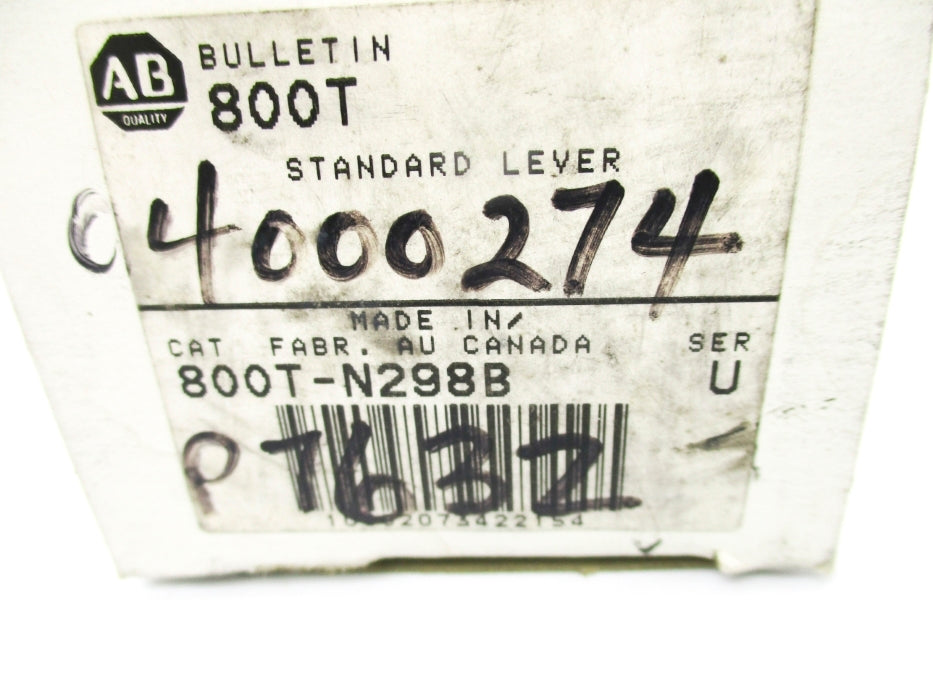 INDUSTRIAL SPARE PART 800T-N298B SER. U (GY/BL) NSMP