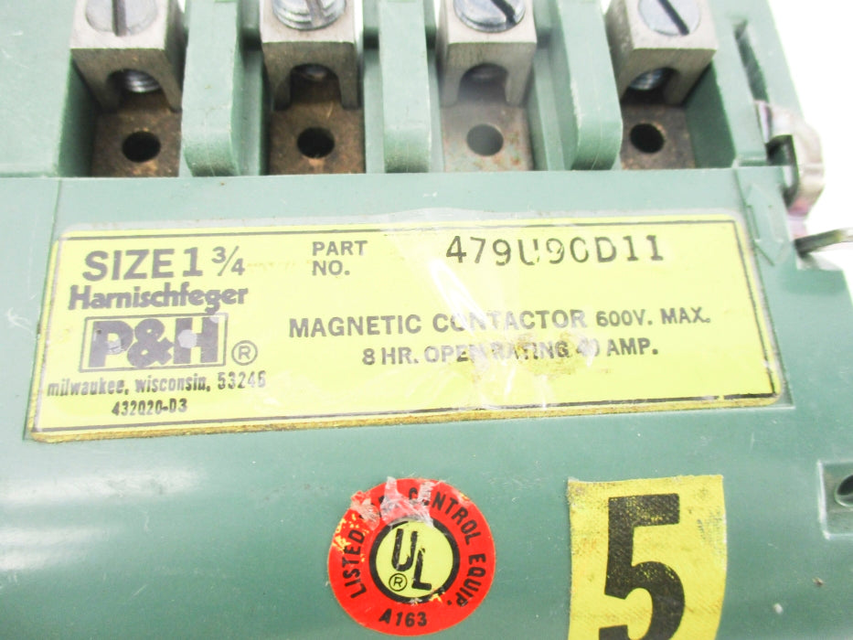P&H 479U90D11 110-120V UNMP