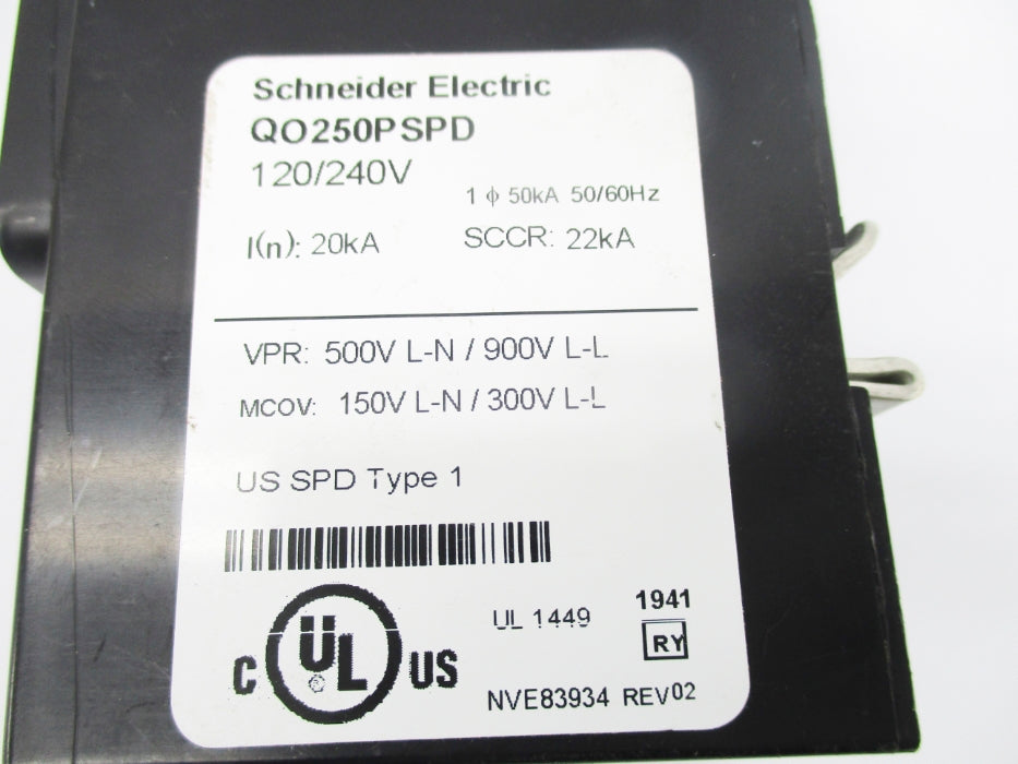 SQUARE D QO250PSPD 120/240V NSNP