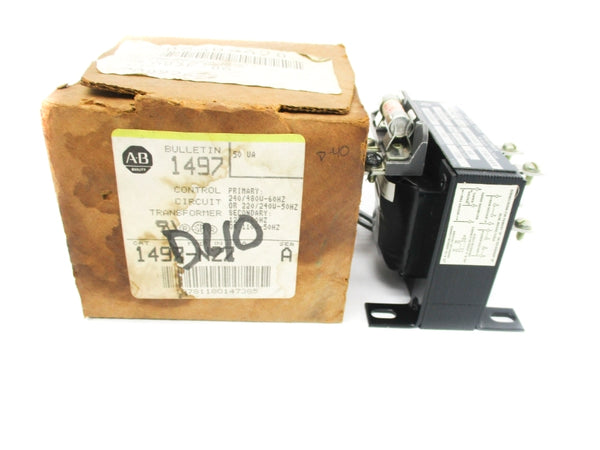 ALLEN BRADLEY 1497-N27 SER. A .050KVA (BR/YL) NSMP