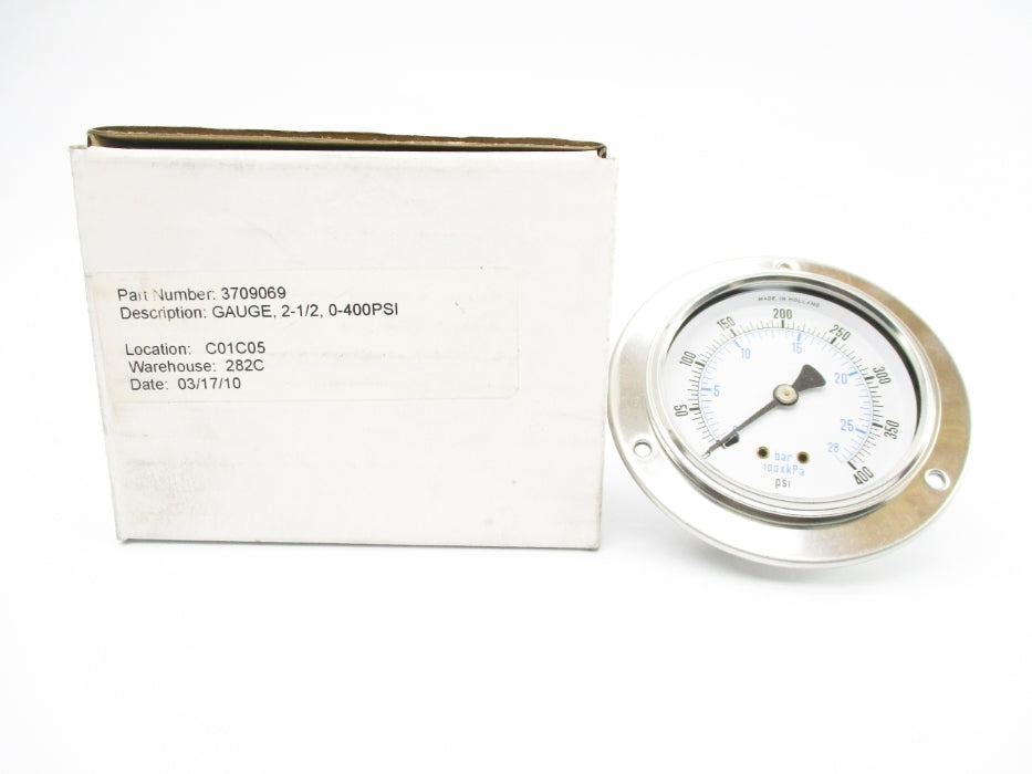 GAUGE 3709069 0-400PSI NSMP